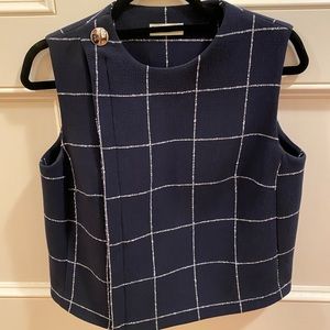 Balenciaga zipper front top